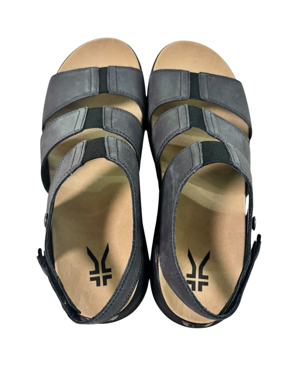 KURU Coda Muse Sandals Shoes Womens Size 11 Jet Black Strappy Comfort Walking - Picture 4 of 10